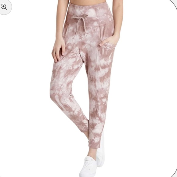 all in motion Pants - ALL IN MOTION - Tie-Dye High-Rise Ribbed Jogger Pant